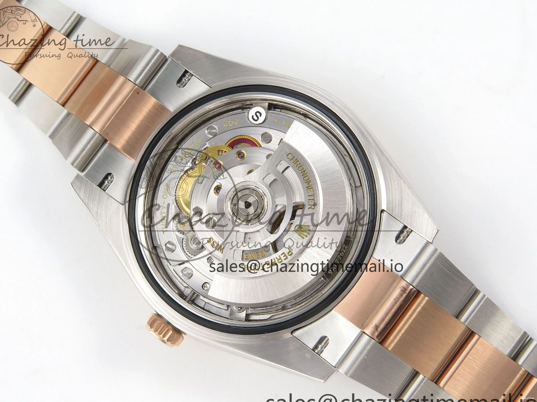 MiroTime 1218 Colorful DateJust 41 126331 SS RG ARF 1:1 Best Edition RG Diamonds Dial on Oyster Bracelet SH3235 (Weighted) 185